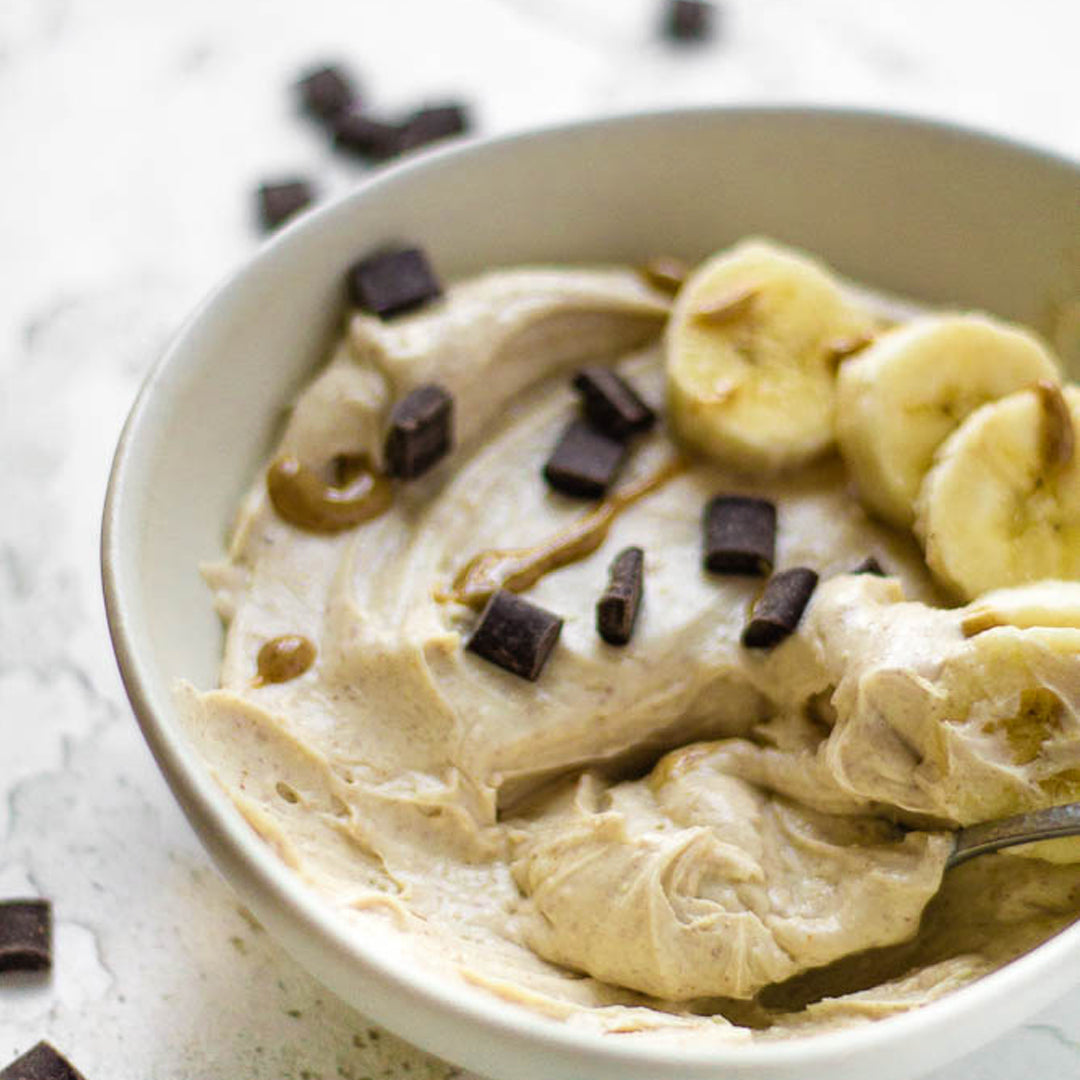 Salty and Sweet Collagen Peanut Butter Yogurt Bowl