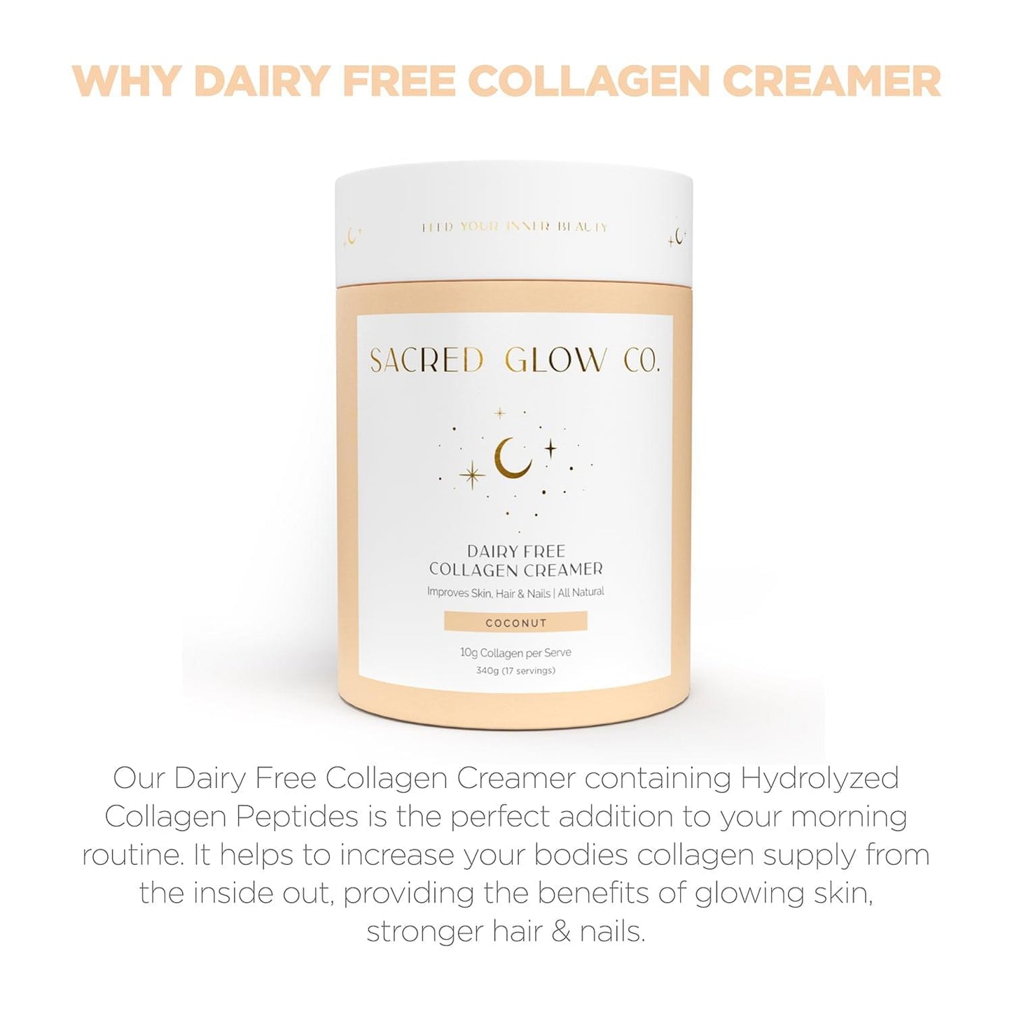 Dairy Free Collagen Creamer - Coconut