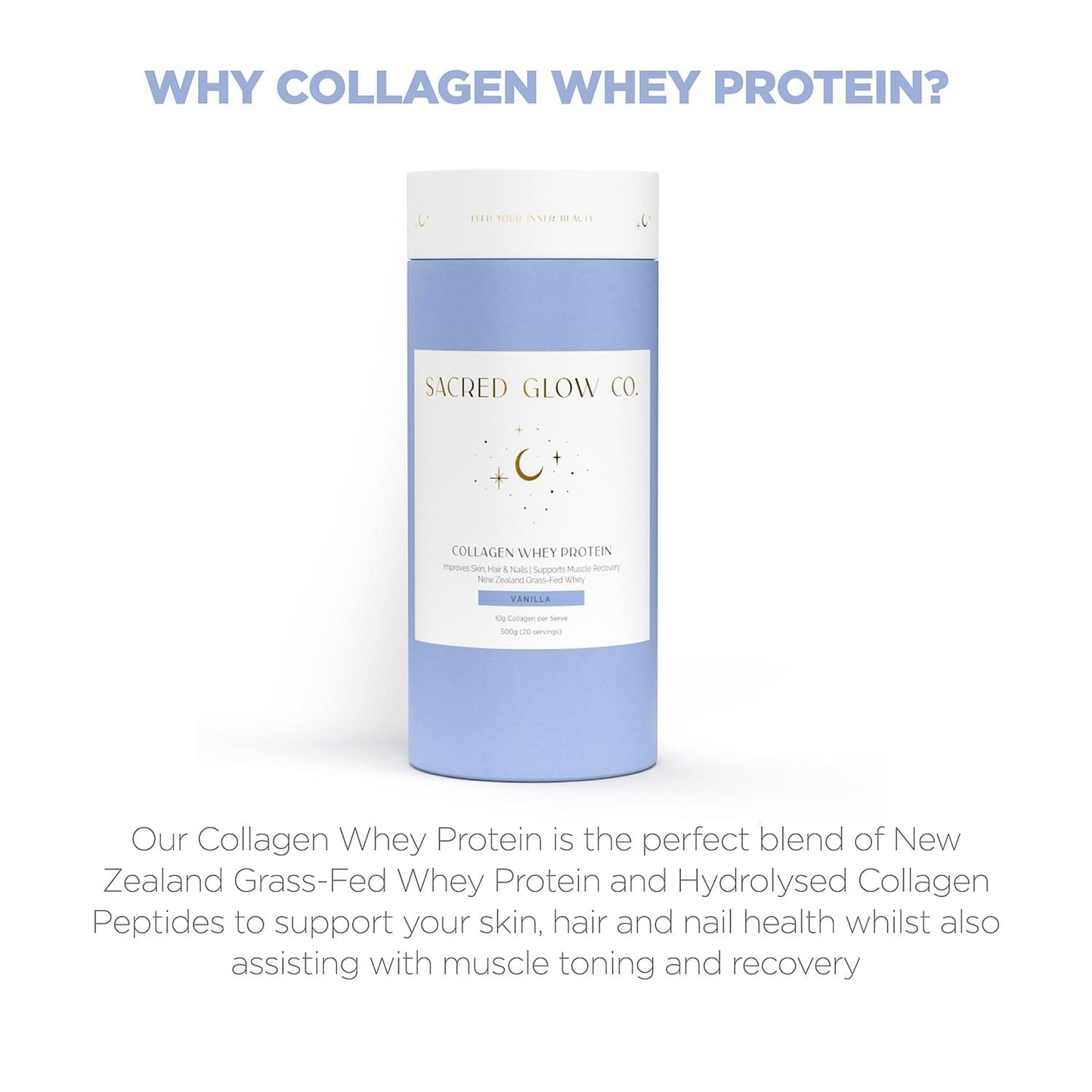 Collagen Whey Protein - Vanilla